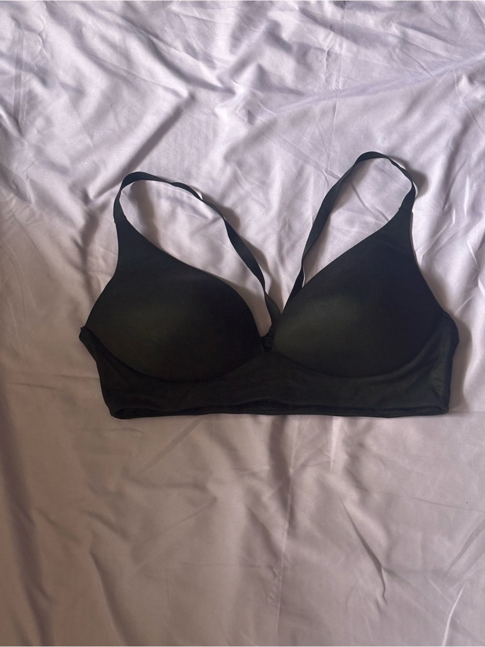 Victoria's Secret Black Seamless Wireless Push Up Bra